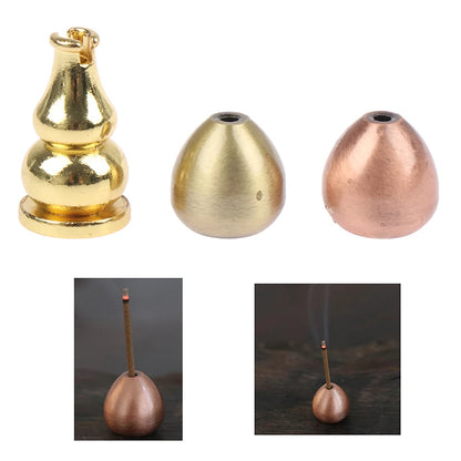 New 1PC Alloy Incense Burner Stick Holder Plate Buddhism Lotus Censer Bronze Nasturtium Incense Burner