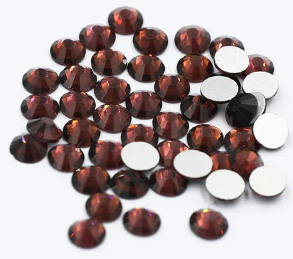 Multi colors SS3-SS30 Non Hot Fix Rhinestones flat back crystal strass glitter stone for DIY manicure 3D nail art fabric garment