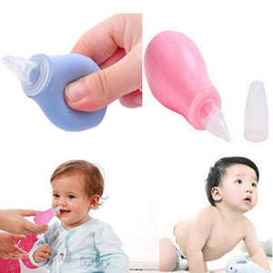 Yeni doğan silikon bebek güvenlik burun temizleyici vakum emme çocuk burun aspiratörü yeni bebek bakımı teşhis-aracı vakum enayi