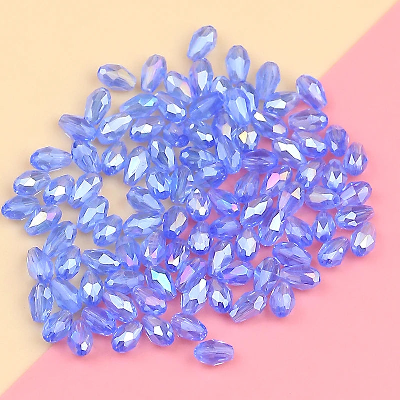 High-grade exquisite Austrian color crystal beads 3X5mm/100PCS crystal faceted beads jewelry DIY bracelet necklace accessories