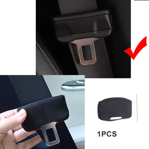 car accessories For tesla Model 3/y Car Seat Belt Buckle Clip Protector Car styling Safety belt buckle sleeve