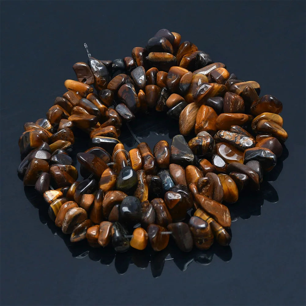 16 inch Natural Stone Beads Chips Beads 5-8mm Irregular Crystal Agate Gravel Beads Diy Bracelet For Jewelly HK058