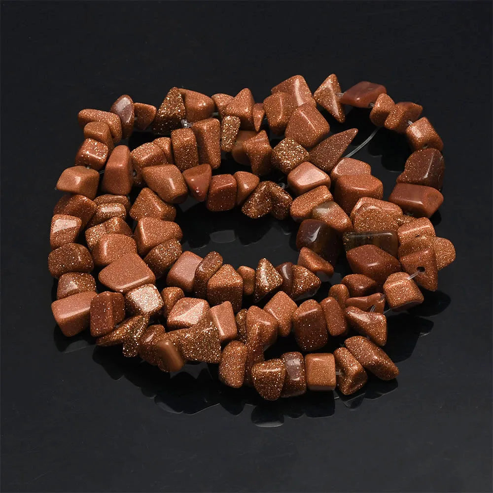 16 inch Natural Stone Beads Chips Beads 5-8mm Irregular Crystal Agate Gravel Beads Diy Bracelet For Jewelly HK058