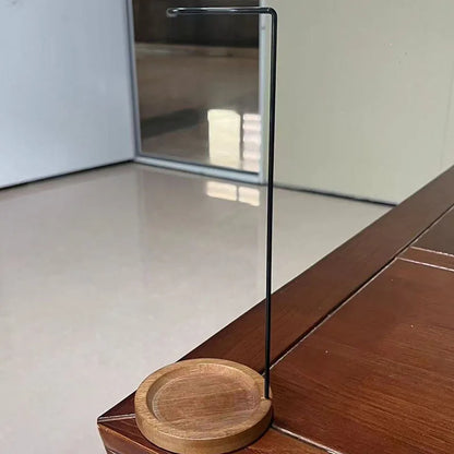 Lnsence Burner Upside Down Incense Burner Incense Stick Holder Wooden Round Incense Tray Ornament Bedroom Home Yoga Decoration