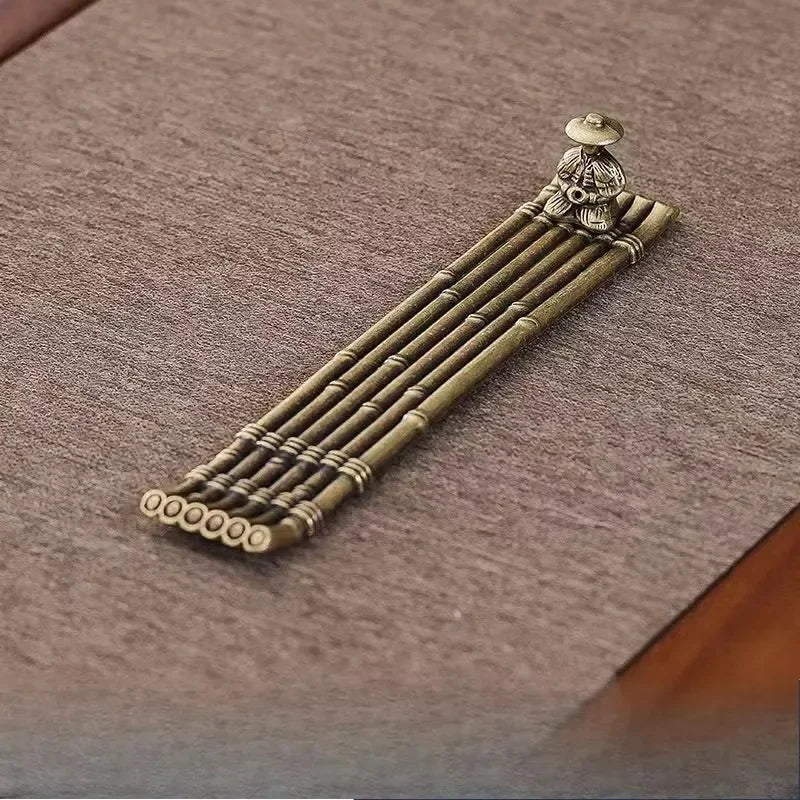 Creative Incense Holder Aromatherapy Ornament Incense Holder Boat Old Men Fishing Japanese Style Incense Stick Burner Home Decor