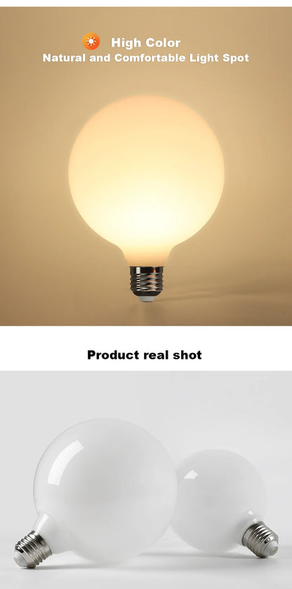 E27 LED Bulb AC 220V 110V G80 G95 G125 Energy Saving Global Light Lampada Ampoule LED Light Bulb Cold Warm White LED Lamp