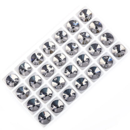 VC All Size Crystal Rhinestone AB Round Flatback Clothing Shell Beads Wedding Accessories Are Used For Decoration And DIY