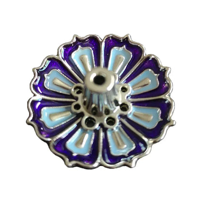 Incense Holder for Sticks Alloy Incense Burner Creative 3 levels Lotus Incense Stick Holder and Detachable Ash Catcher