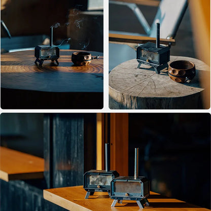 Goout Springhill Mini Woodstove Outdoor Camping Tour Incense Burner Folding Portable Stove Home Desktop Mosquito Incense Burner