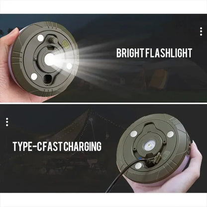 LED Camping Lamp Strip Atmosphere 10M Length Waterproof Recyclable Light Belt Outdoor Garden Decoration Lamp for Tent Room