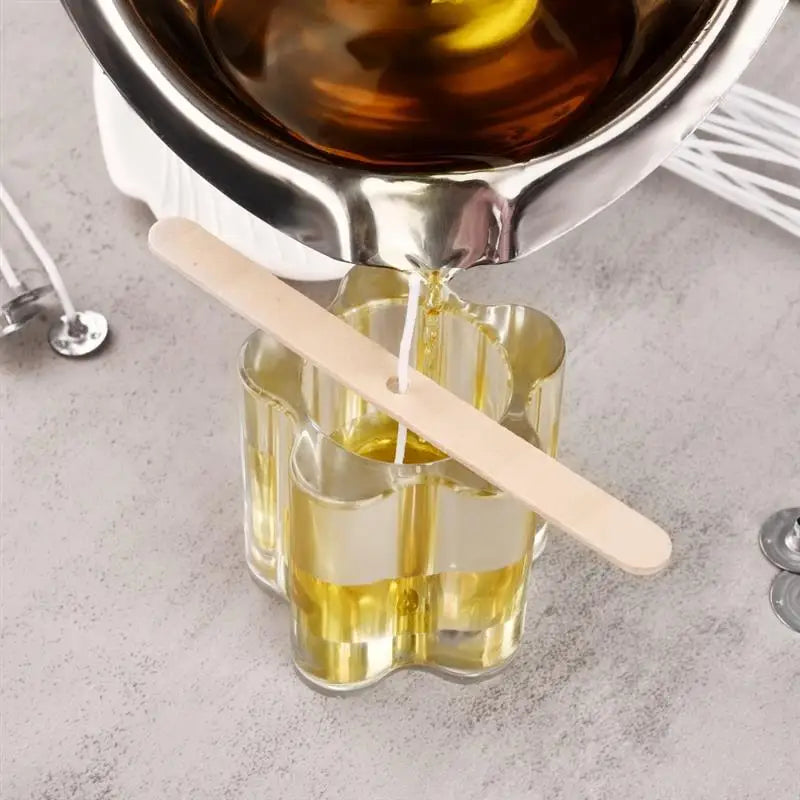 50/100Pcs Candle Wicks Waxed Cotton Set Smokeless Wax Core DIY Soy Wax Core Wax Wicks For Candles Making Supplies