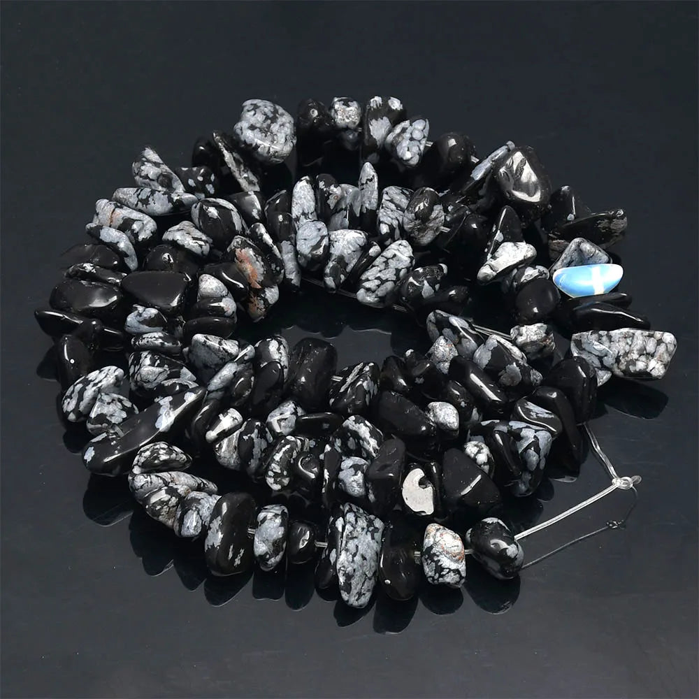 16 inch Natural Stone Beads Chips Beads 5-8mm Irregular Crystal Agate Gravel Beads Diy Bracelet For Jewelly HK058