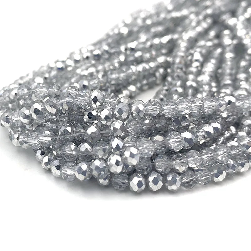 Colorful 2/3/4/6/8/10mm Austria Faceted Crystal Glass Beads For Jewelry Making DIY Accessories