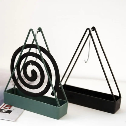 Plastic Mosquito Coil Holder Incense Holders Coil Incense Burner Frame Modern Repellent Incense Rack For Household Bedroom