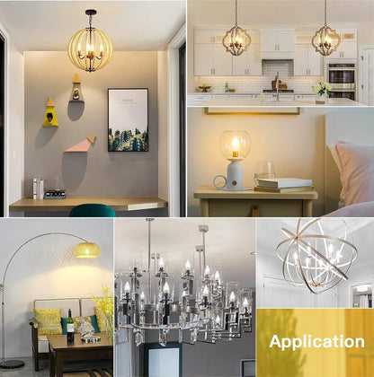 10PCS LED Candle Bulbs Light AC85-265V E14 E27 LED Candle Bulbs LED Ceiling Light Decoration LED Chandelier For Home Living Room