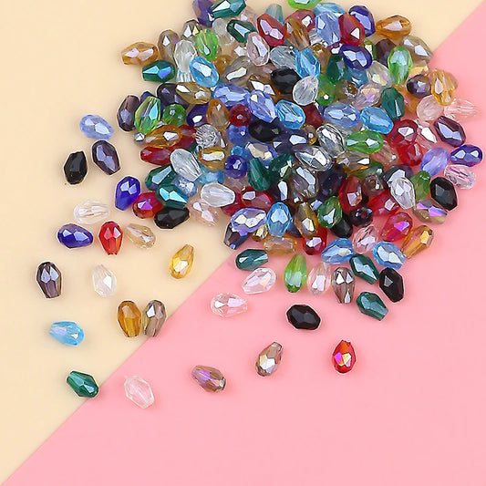 High-grade exquisite Austrian color crystal beads 3X5mm/100PCS crystal faceted beads jewelry DIY bracelet necklace accessories