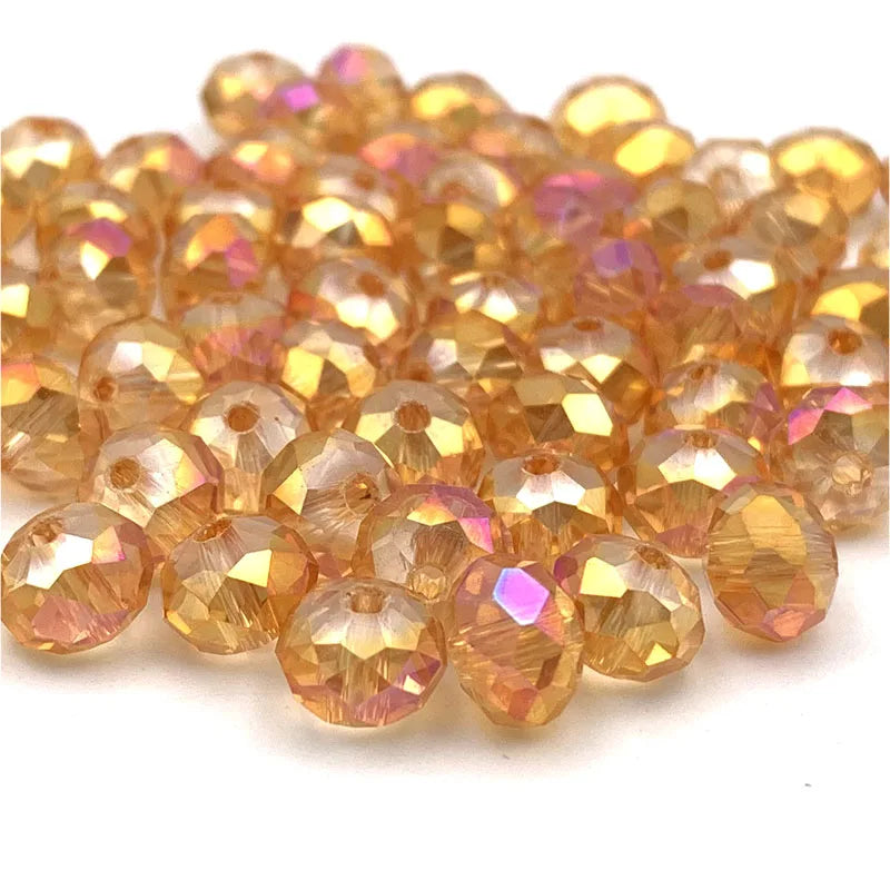 Colorful 2/3/4/6/8/10mm Austria Faceted Crystal Glass Beads For Jewelry Making DIY Accessories