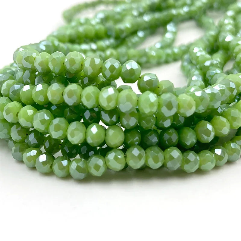 Colorful 2/3/4/6/8/10mm Austria Faceted Crystal Glass Beads For Jewelry Making DIY Accessories