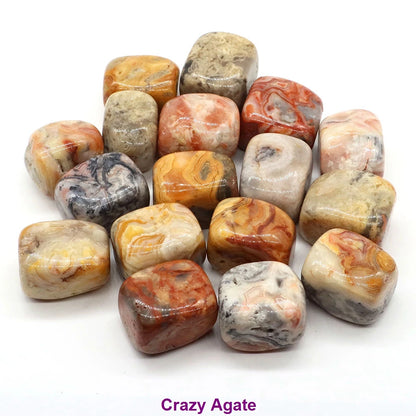 Natural Tumbled Stones Healing Crystal Reiki Quartz Gems Bulk Ore Gravel Energy Mineral Specimen Tank Aquarium Garden Home Decor