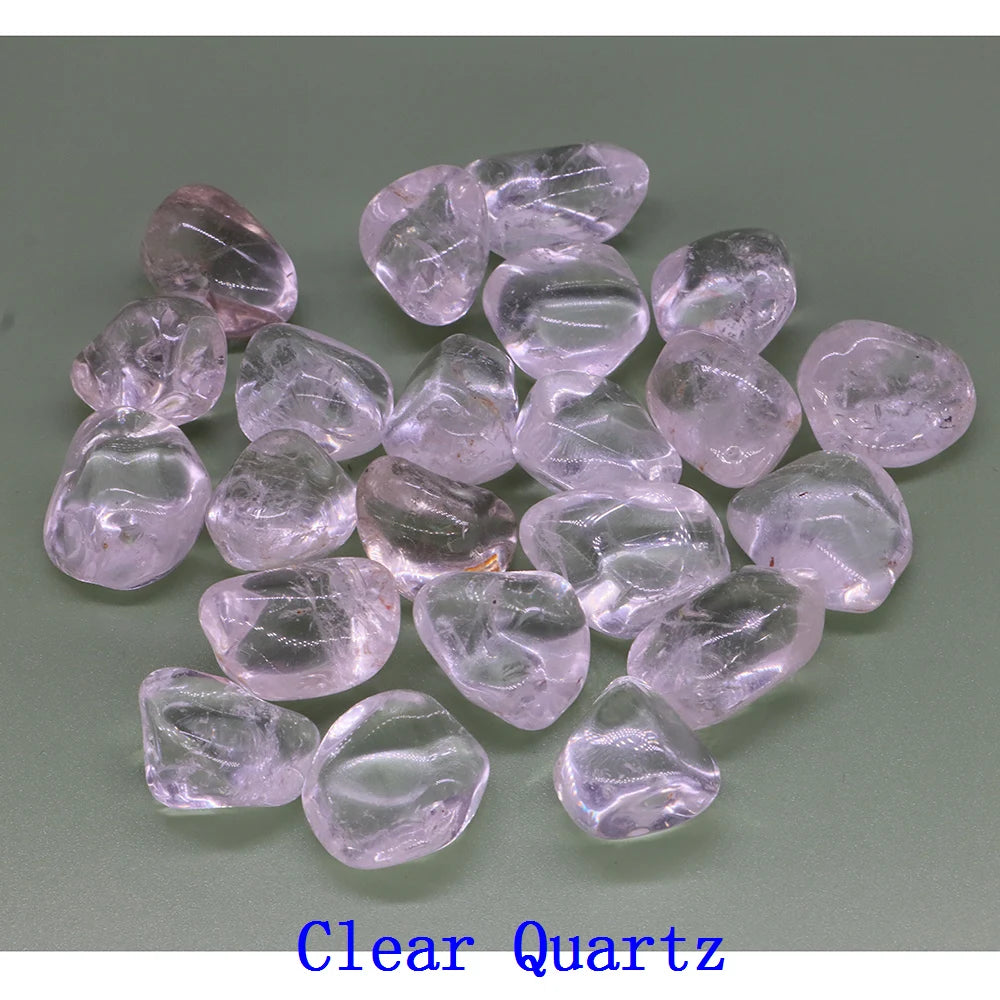 Natural Crystal Amethyst Rose Quartz Gravel Irregular Polishing Mineral Specimen Reiki Healing Tumbled Stone Aquarium Home Decor