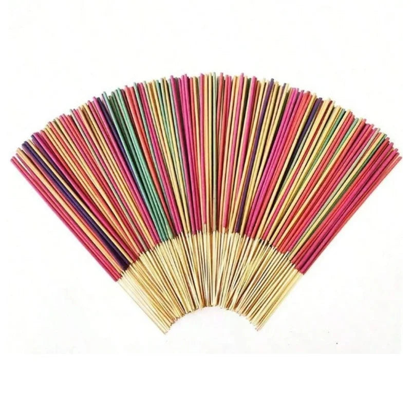 30-240pcs Aromatherapy Incense Sticks Mixed Set Natural Fragrances Lavender Rose Ocean Incense Stick for Home Yoga Meditation