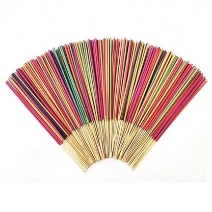 30-240pcs Aromatherapy Incense Sticks Mixed Set Natural Fragrances Lavender Rose Ocean Incense Stick for Home Yoga Meditation
