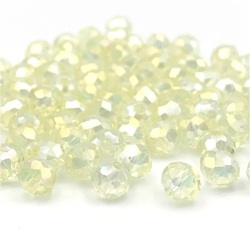 Colorful 2/3/4/6/8/10mm Austria Faceted Crystal Glass Beads For Jewelry Making DIY Accessories