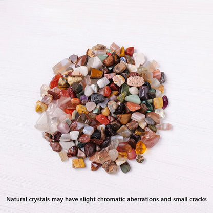 100g Natural Stones Mixed Crystal Material Crystal Gravel Stone Chips Ore Minerals Reiki Specimen Gemstones Aquarium Decoration