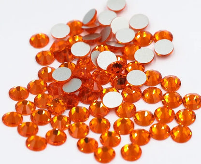 Multi colors SS3-SS30 Non Hot Fix Rhinestones flat back crystal strass glitter stone for DIY manicure 3D nail art fabric garment