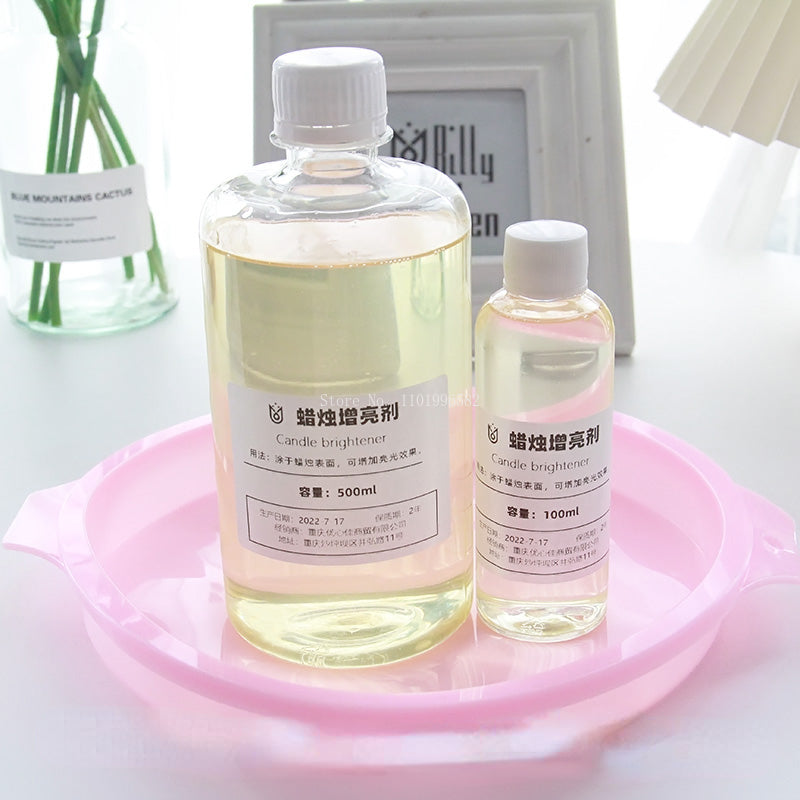 Reusable Mirror Light Oil Candle Surface Non-flame Retardant Brightener DIY Aromatherapy Candle Gloss Treatment Raw Materials