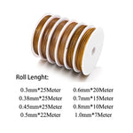 1 Roll/lots 0.3-1.0mm Resistant Strong Line Stainless Steel Wire Tiger Tail Beading Wire For Jewelry Making Finding