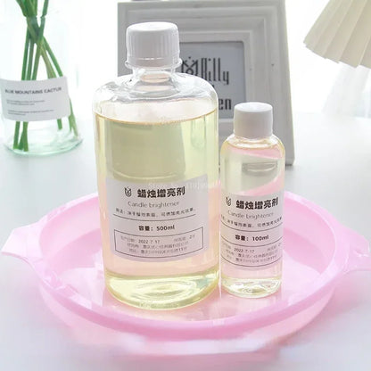 Reusable Mirror Light Oil Candle Surface Non-flame Retardant Brightener DIY Aromatherapy Candle Gloss Treatment Raw Materials