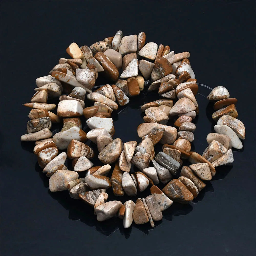 16 inch Natural Stone Beads Chips Beads 5-8mm Irregular Crystal Agate Gravel Beads Diy Bracelet For Jewelly HK058