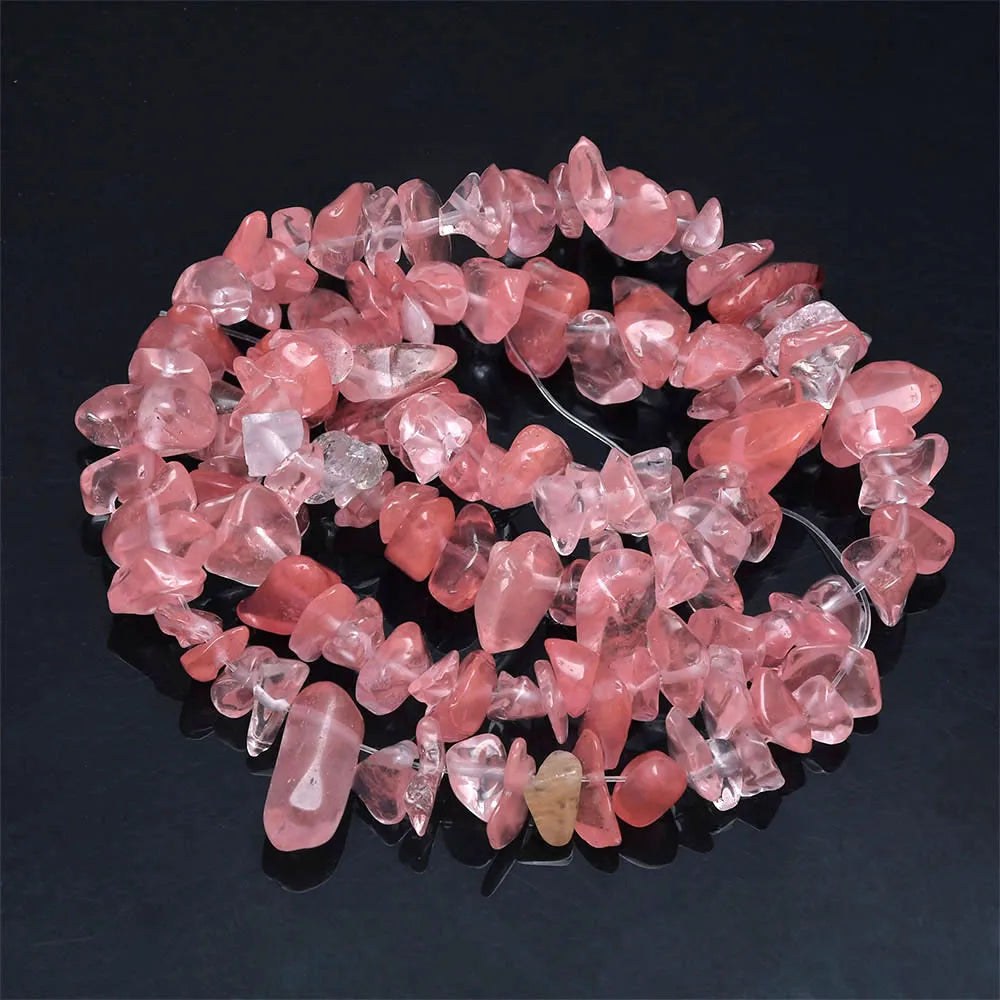 16 inch Natural Stone Beads Chips Beads 5-8mm Irregular Crystal Agate Gravel Beads Diy Bracelet For Jewelly HK058