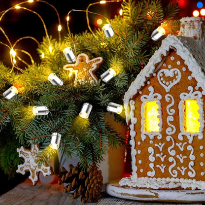 Tiny LED Light Bulbs Battery Operated Lantern Dollhouse Miniature Lamp Samll Spotlights for Displays Party Wedding Decoration