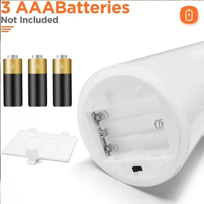 Led Electronic Candles Light Flameless Remote Timer Flickering Lamp Clear Acrylic Glass Battery Powered Wedding Party Christmas