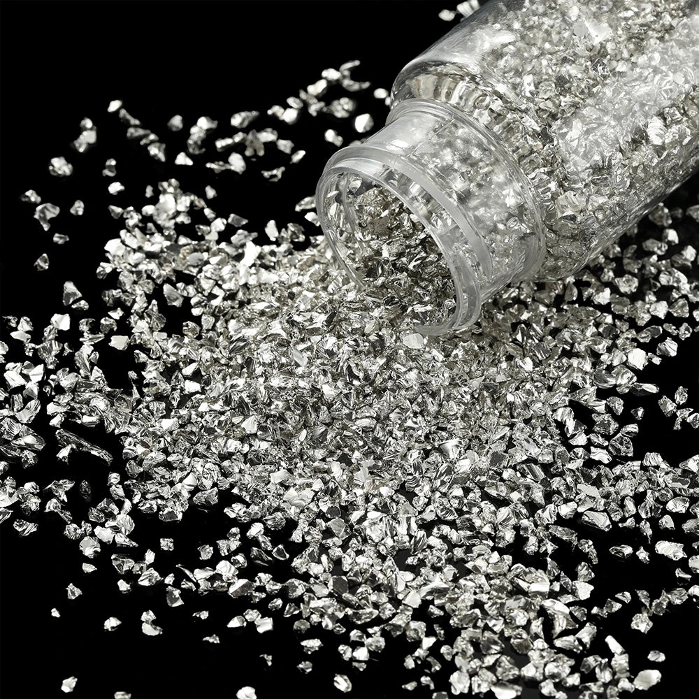 30g/Bottle Glass Crushed Stones Resin Fillings for DIY Epoxy Resin Mold Irregular Crystal Nail Art Decoration Jewelry Making