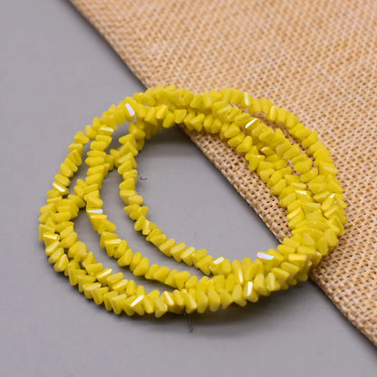 New Color Triangle Crystal Beads 4mm 130pcs Charm Crystal Glass Loose Beads For Jewelry Making DIY Earring Necklace