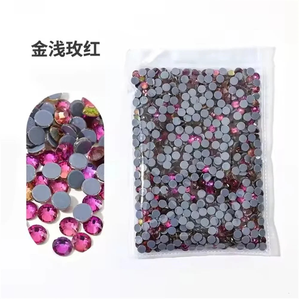 High Quality bulk Hotfix Rhinestones Ss6-ss30 Стразы Flatback Stones Glitter Crystal And Strass For Diy Nail Accessories