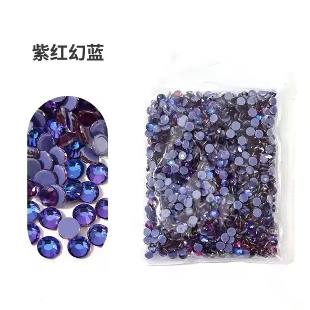 High Quality bulk Hotfix Rhinestones Ss6-ss30 Стразы Flatback Stones Glitter Crystal And Strass For Diy Nail Accessories