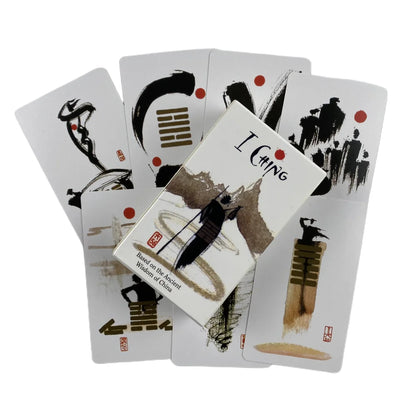 Wisdom Of China I Ching Tarot Cards Divination Deck English Vision Edition Oracle Board Playing Game For