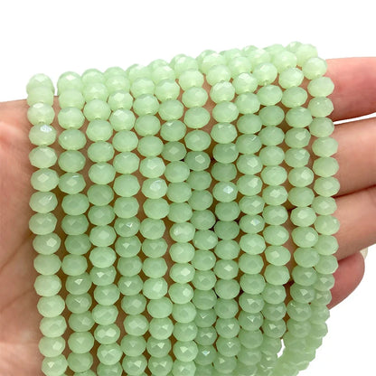 Multicolor 2 3 4 6 8mm Austria Faceted Crystal Beads Loose Spacer Round Glass Beads Bracelet DIY for Jewelry Making