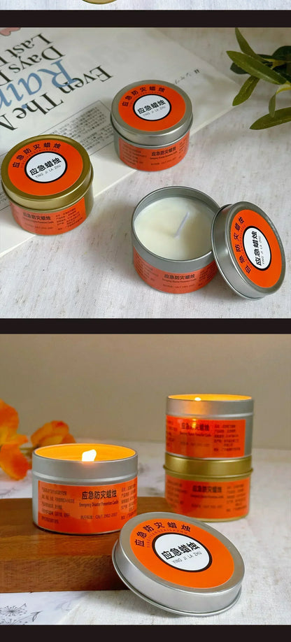 Emergency Candles for Household Power Outages Windproof Smokeless Disaster Prevention Emergency Supplies No Electricity Lighting