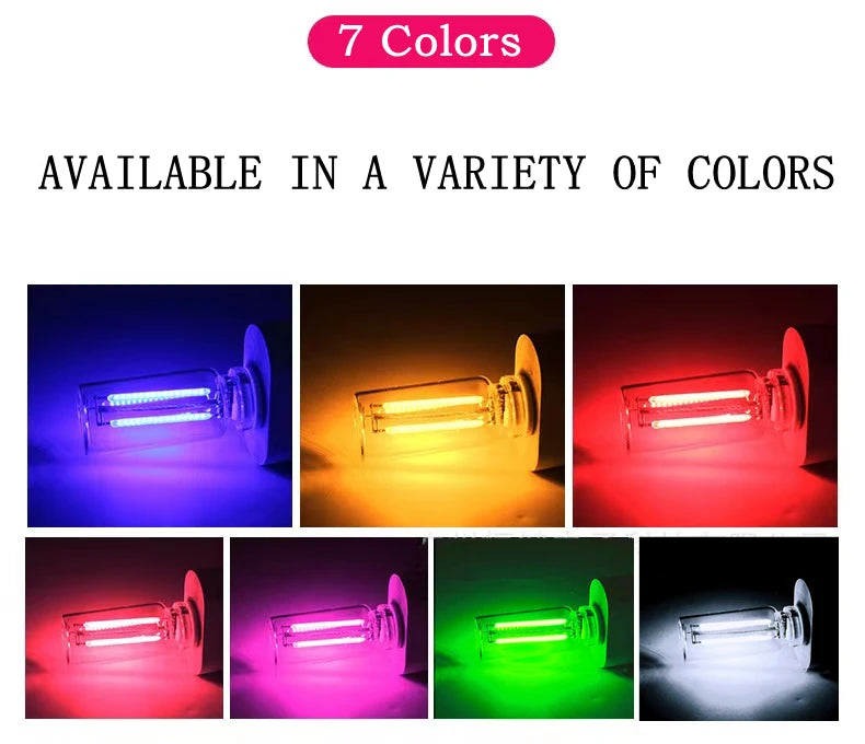 Touch Dimming USB LED Filament Glass Bulb 5V Retro Edison Bulb Night Light Car Decoration Incandescent Eye Protection Lighting