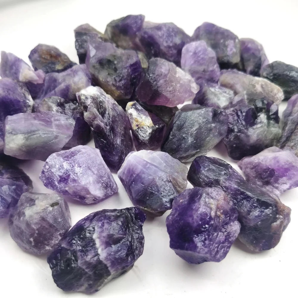 Natural Amethyst Raw Energy  Gemstone Healing Crystal Mineral Quartz Reiki Chakra style crystal gemstone Aromatherapy Stone