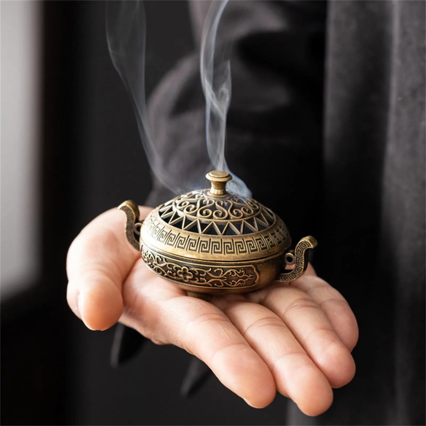 Classic Style Incense Burner Household Room Aroma Diffuser Frame Aroma Diffuser Decoration Tea Ceremony Peripheral Products