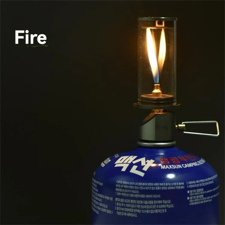 BRS-55 Dreamlike Candlelight Lamp Windproof Candle Light Gas Burner Stove Outdoor Camping Lights Tent Lighting Equipment