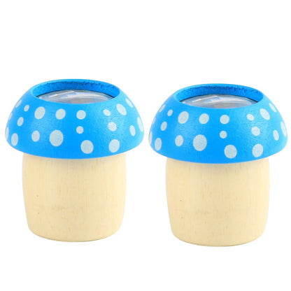 2 PCS Monoculars Childrens Kaleidoscope Images Brain Toy High End Baby Mushroom Toys Educational Toddler