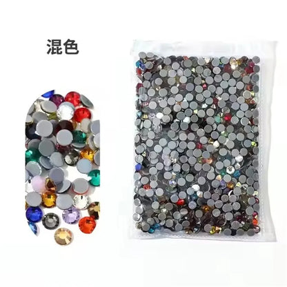 High Quality bulk Hotfix Rhinestones Ss6-ss30 Стразы Flatback Stones Glitter Crystal And Strass For Diy Nail Accessories