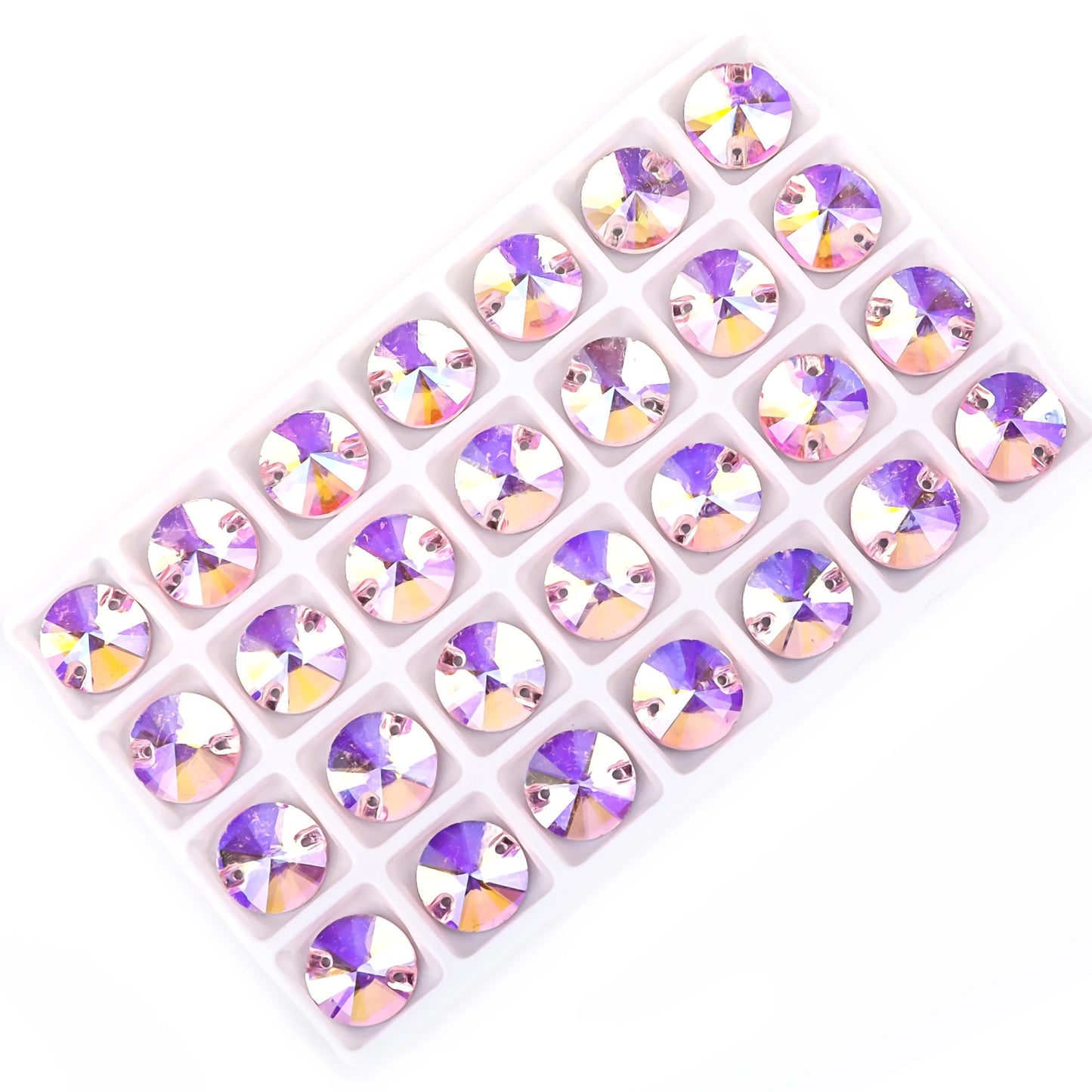 VC All Size Crystal Rhinestone AB Round Flatback Clothing Shell Beads Wedding Accessories Are Used For Decoration And DIY